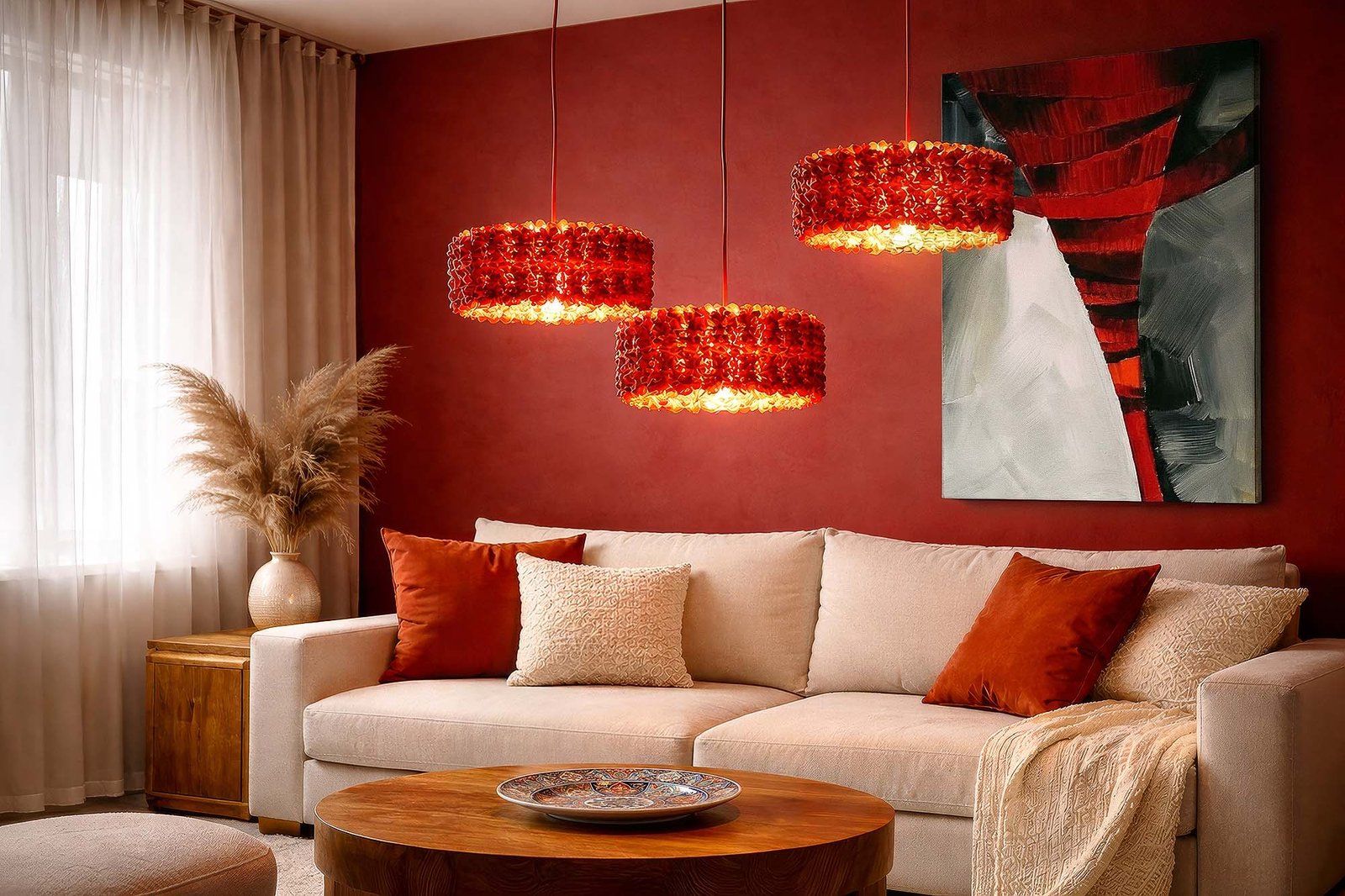 Lumenest – Handcrafted Yarn Pendant Light